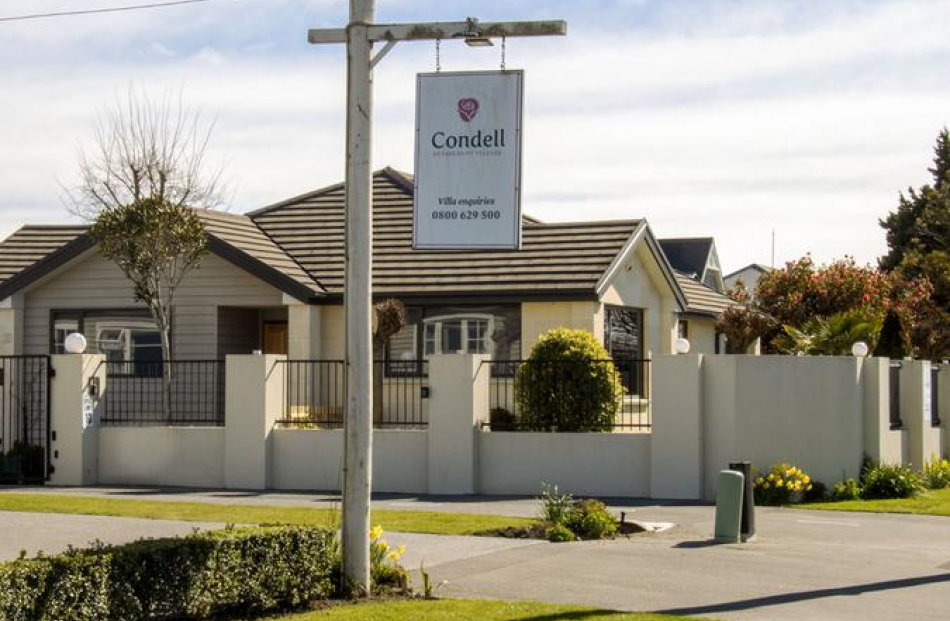 Condell Retirement Village. Photo: Supplied