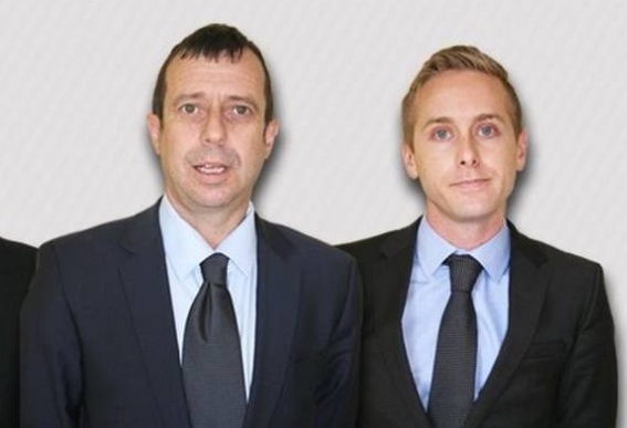 Lawyers Shane Tait and Jonathan Hudson. Photo via NZ Herald
