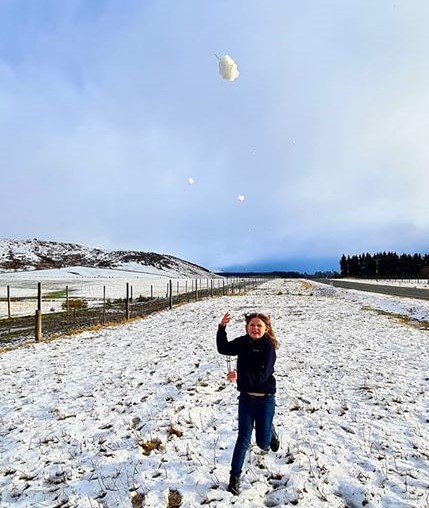 A wintry Te Anau earlier today. Photo: Lisa Watt