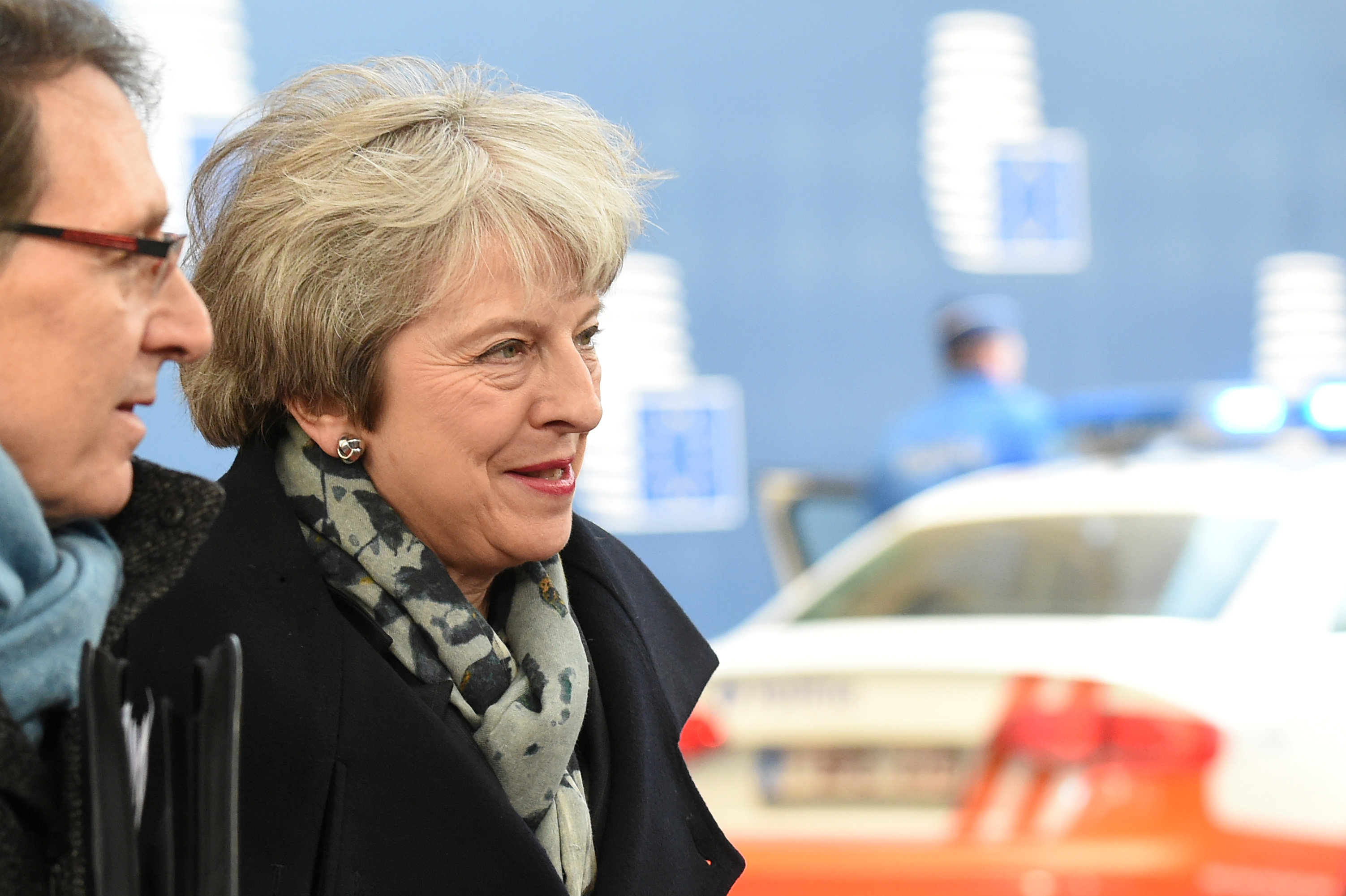 Theresa May is back talking to EU leaders a day after she survived a no confidence vote among...