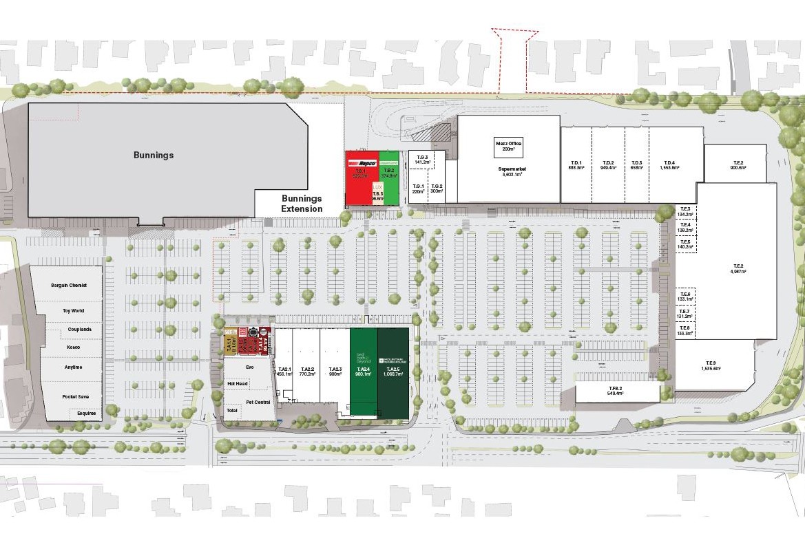 The planned Homebase extension. Image: Supplied