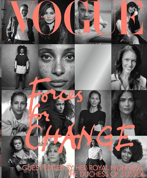 The September issue of British Vogue. Image: Instagram