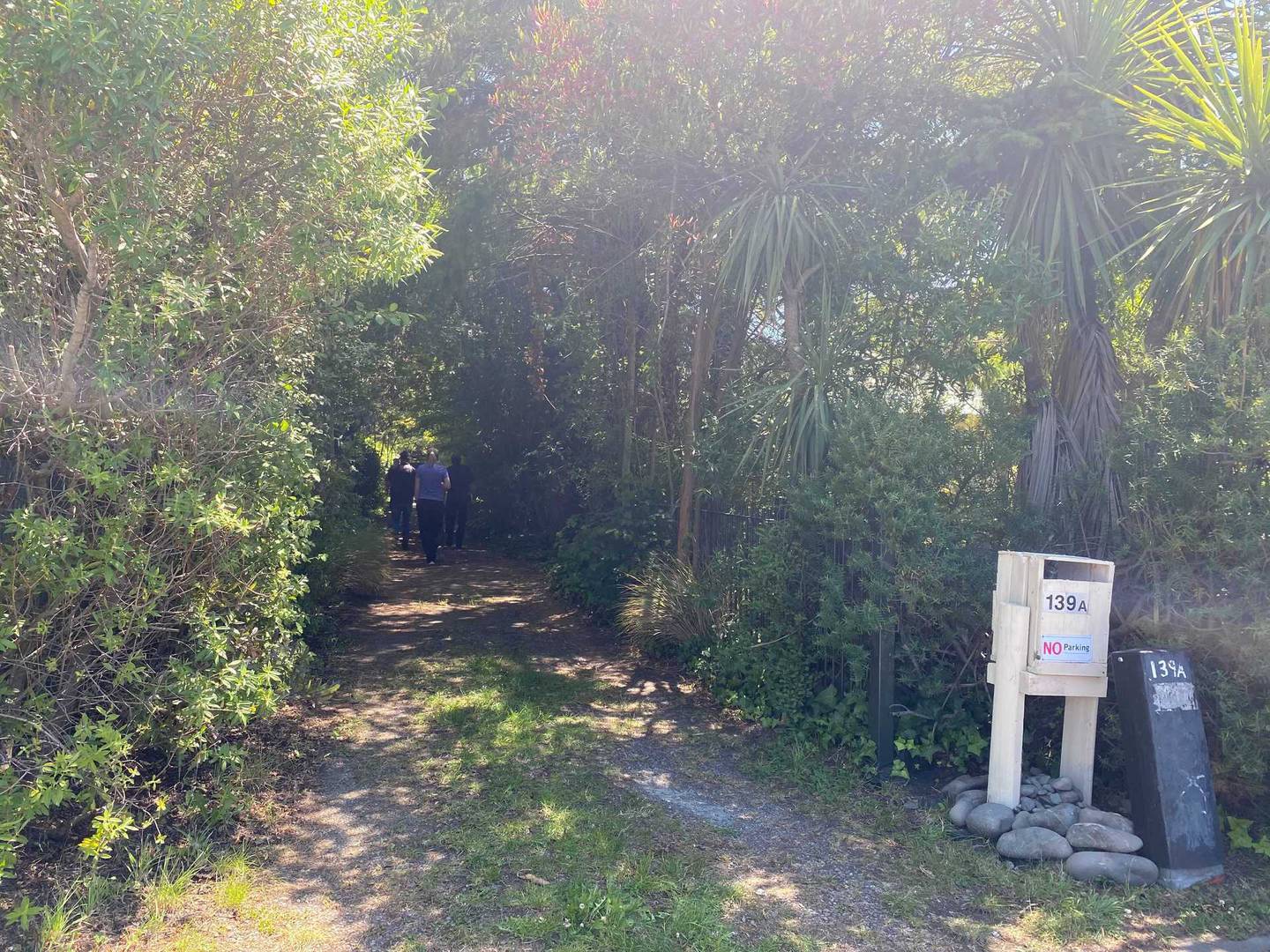 The property is under police guard. Photo: NZ Herald 