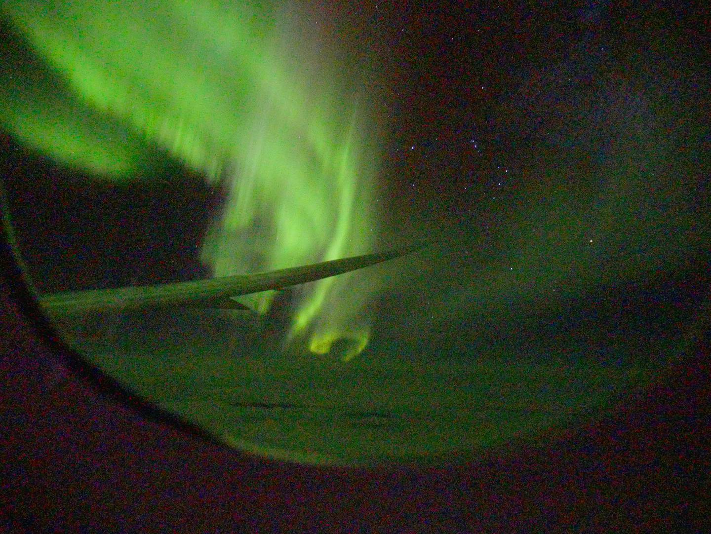 Tahu-nui-a-rang as seen from the wing of an Air New Zealand 787 Dreamliner. Photo: Thomas Bywater