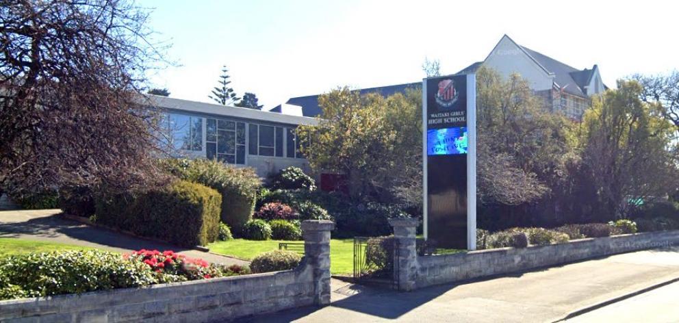 Waitaki Girls’ High School. File photo
