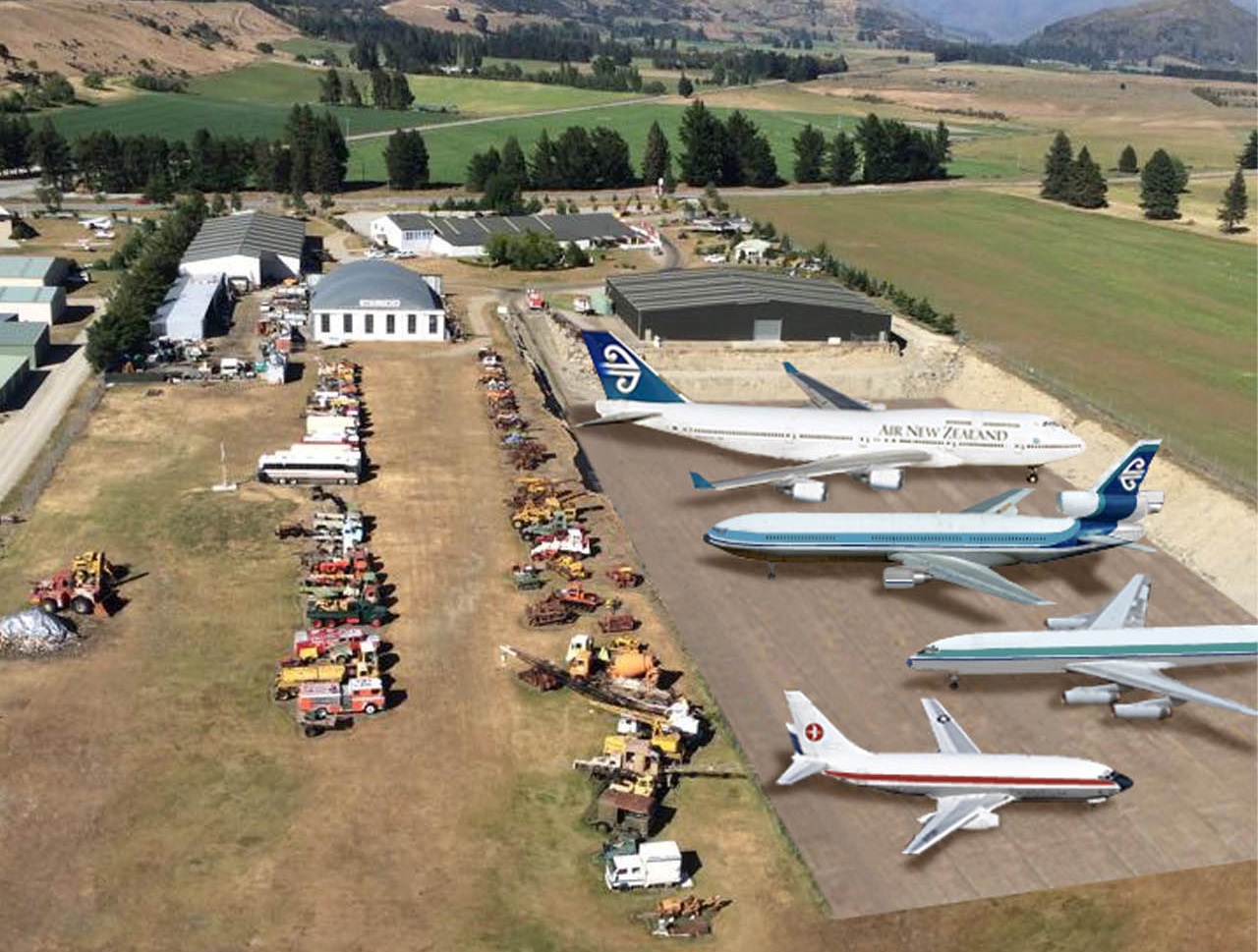 A composite picture of how Wanaka’s National Transport and Toy Museum might look with passenger...