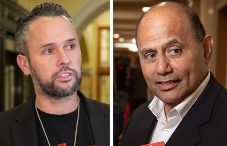 Te Pāti Māori MP Tākuta Ferris and Labour MP Willie Jackson. Photo: RNZ