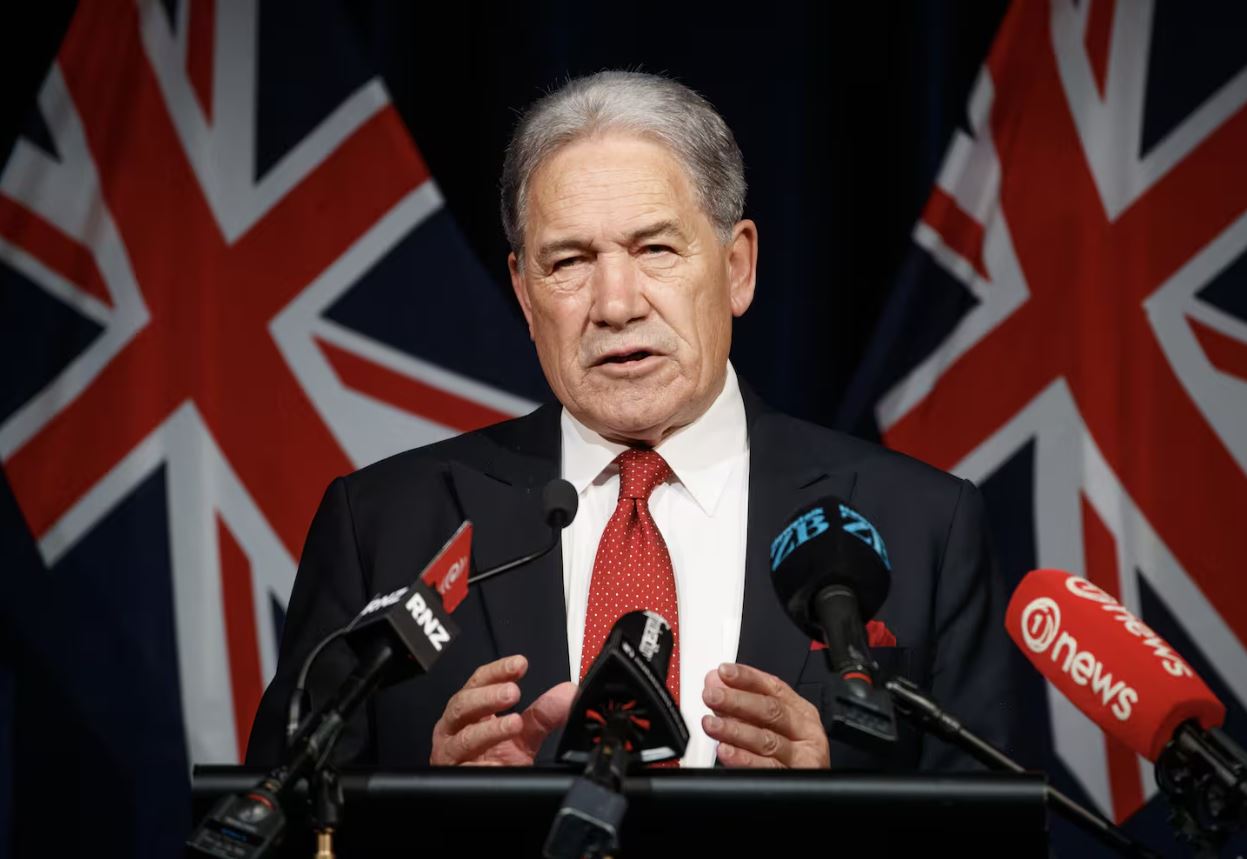 NZ First leader Winston Peters during his State of the Nation speech in Palmerston North.