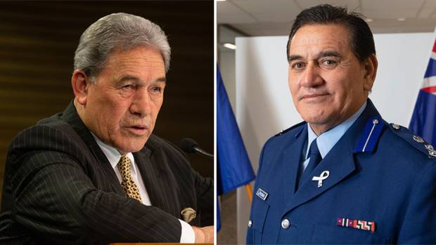 Winston Peters (left) and Wally Haumaha. Photo: NZ Herald