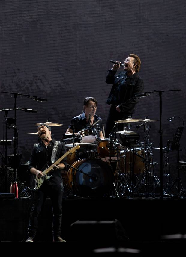 U2 perform at Mt Smart Stadium. Photo / Greg Bowker Visuals via NZ Herald