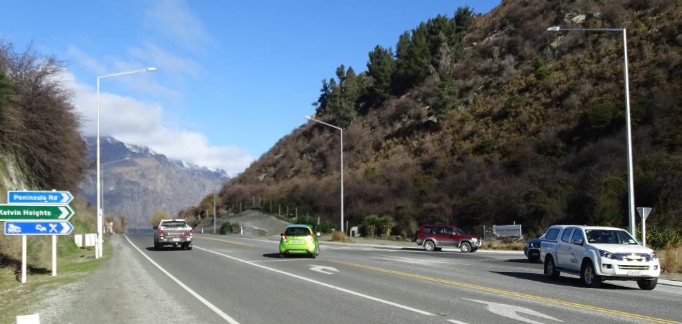 State Highway 6, at the intersection with Kelvin Heights, showed the biggest increase in traffic...